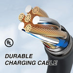 Cargador EV de nivel 2, TopAutoGear, 50A-240V, enchufe NEMA 14-50