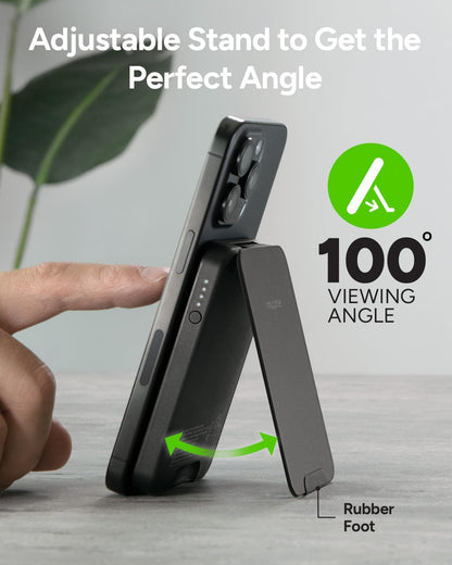 Cargador magnético Mophie Snap+ Juice Pack Mini con Soporte 5000 mAh
