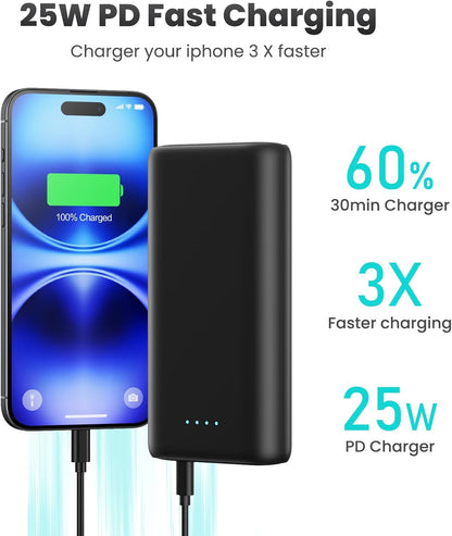Cargador portátil HX160Y8 40800mAh 2 cables
