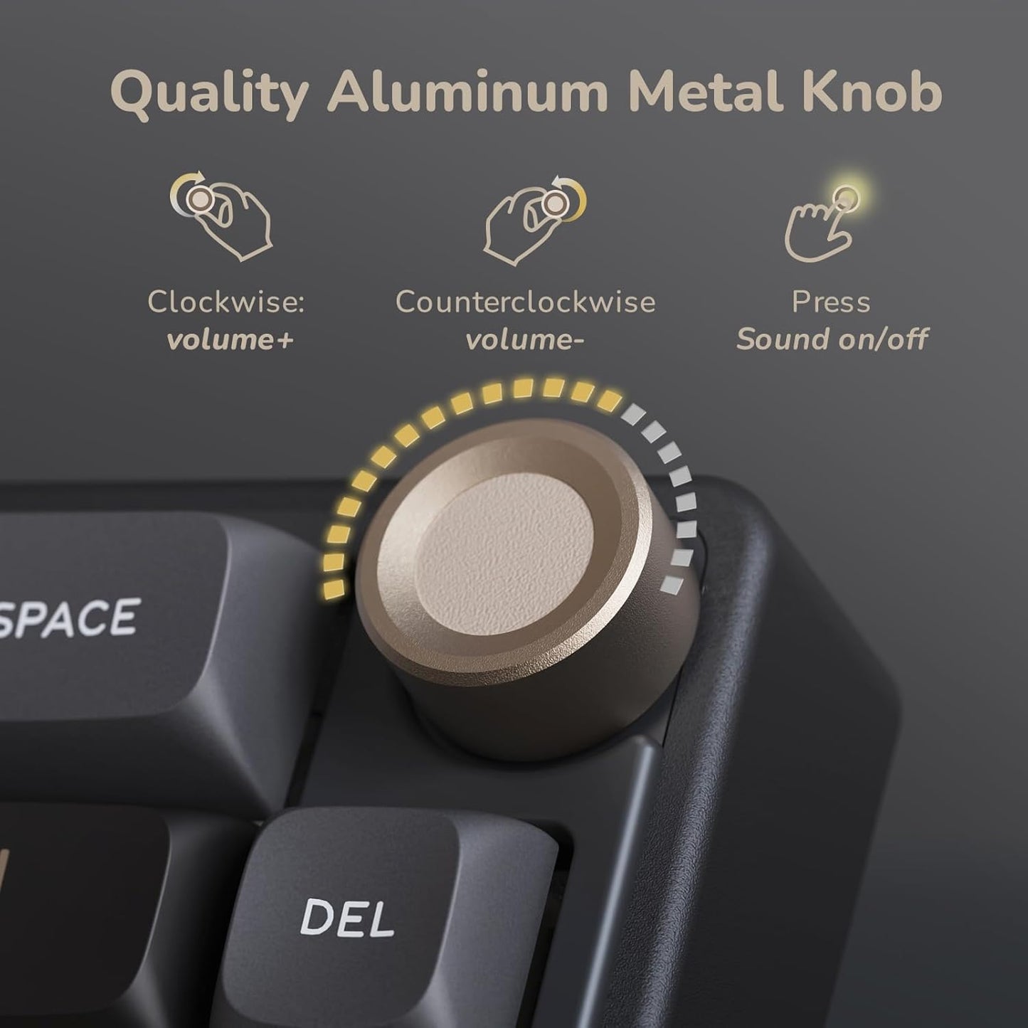 RK ROYAL KLUDGE R65 - Teclado mecánico gaming.