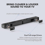 Barra de sonido para TV, Bluetooth/HDMI, USB, 31", Sonido envolvente.