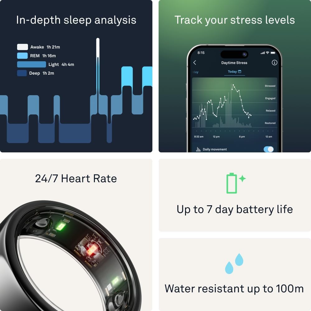Oura Horizon - Negro Talla 10 Gen 3