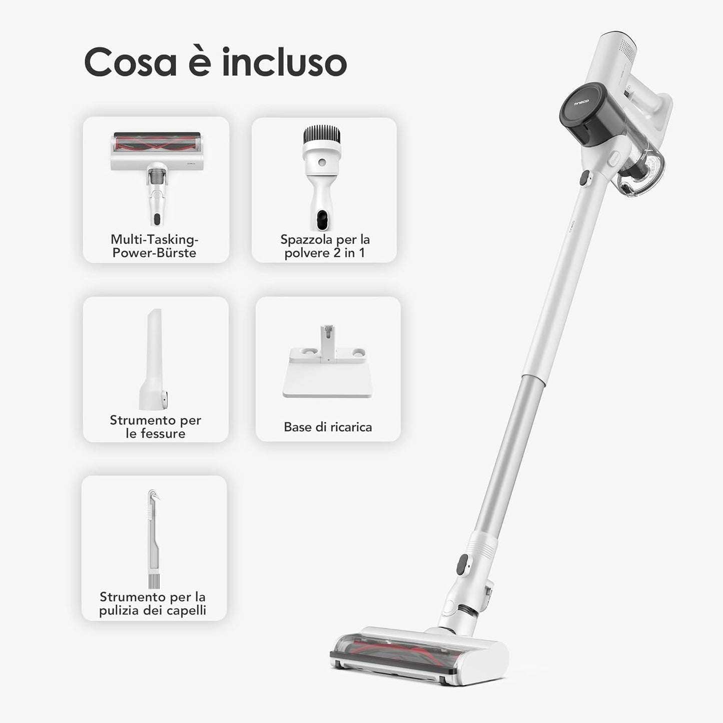 Tineco Pure One Air Aspirador Inalámbrico, Estación de Carga.