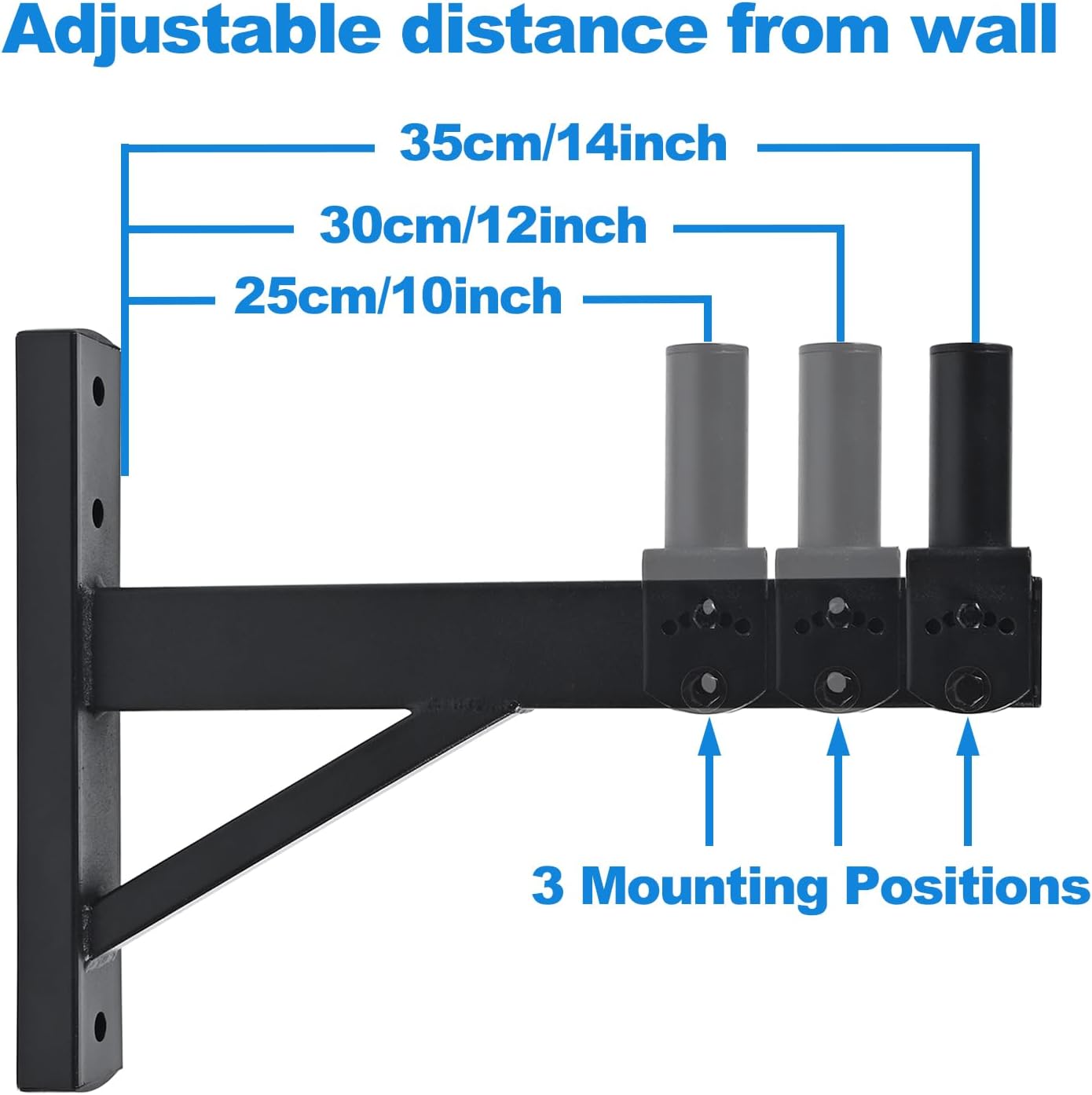 Soporte de pared para altavoz para audio profesional,  hasta 100 libras, DX-319