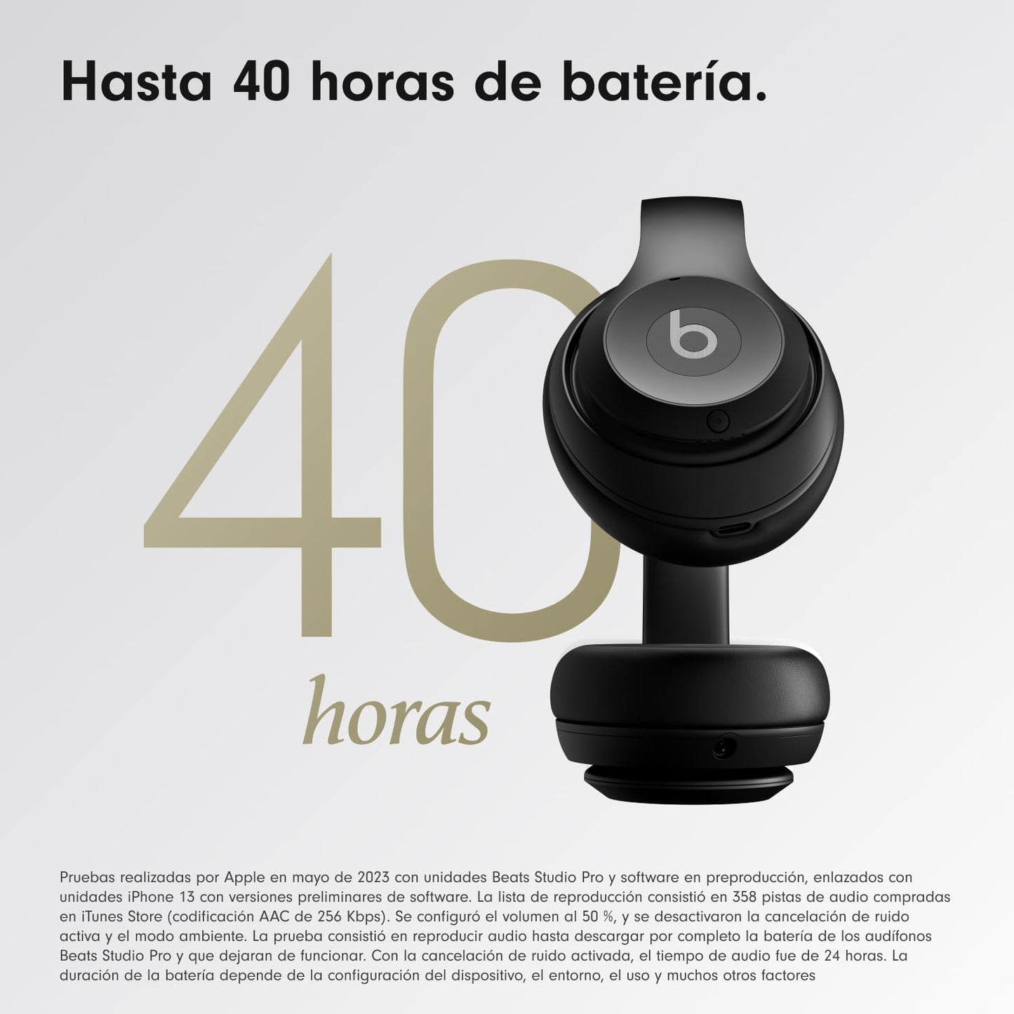 Auriculares Beats Studio Pro, cancelación de ruido, (USADO).