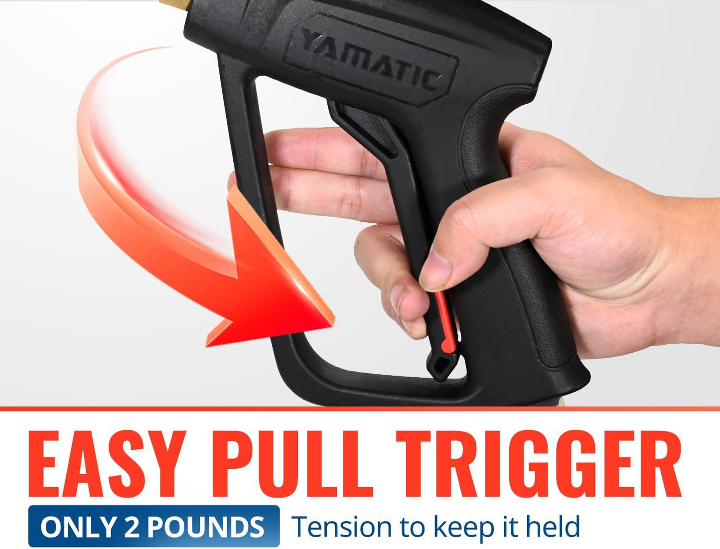 Kit de pistola y manguera para lavadora a presión, 3/8, 25FT.