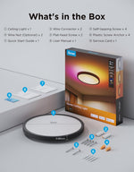 Plafón Inteligente Govee RGBIC LED 12 Pulg 2400LM WiFi