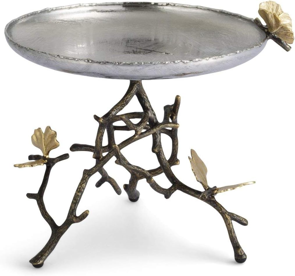 Plato de dulces de ginkgo con forma de mariposa, Michael Aram.