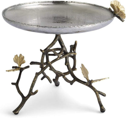 Plato de dulces de ginkgo con forma de mariposa, Michael Aram.