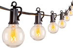 Guirnalda de luces G40 para patio exterior de 15,2 mts, 5W.
