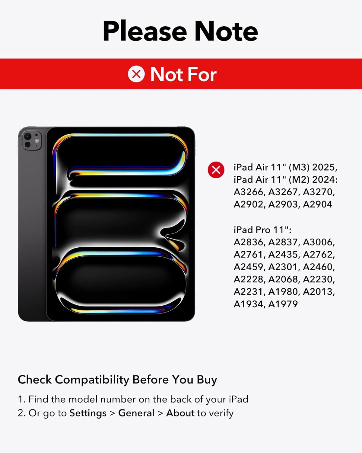 ESR - Teclado para iPad de 10ª generación, Funda mágica para generación (2022)