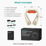 Masajeador con calor, de amasamiento profundo, Shiatsu.