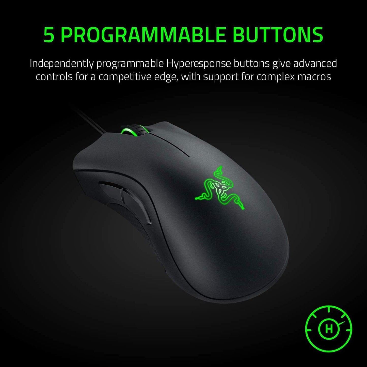 Razer DeathAdder Essential Ratón para Gaming con Sensor óptico de 6400 dpi