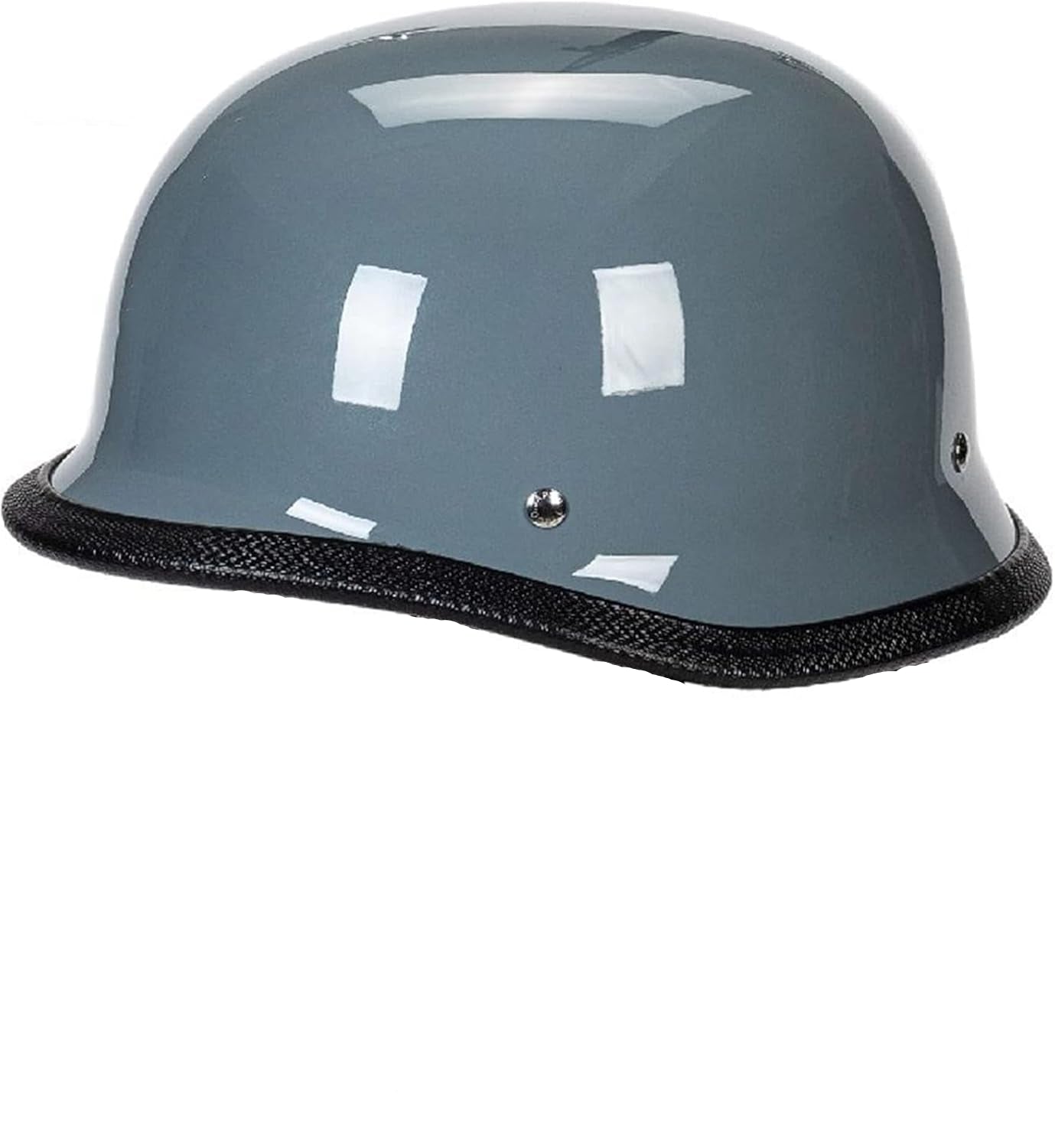 Medio casco de motocicleta, diseño retro-alemán, Certificación DOT.