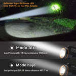 Linterna led GEPROSMA de alta potencia con luz lateral y correa de mano — vista 2