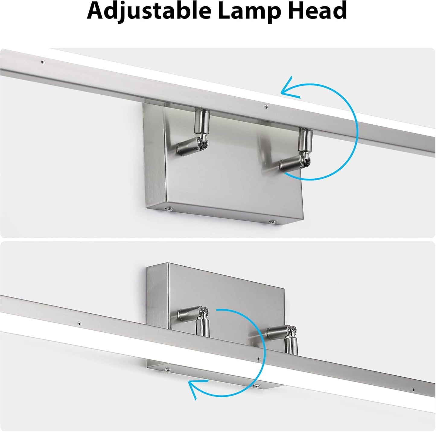 Lámpara LED moderna de tocador de baño, 48", KAMLAN
