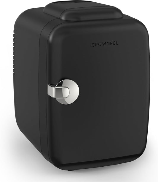 Mini Refrigerador, 4L/6 latas, portátil personal. CROWNFUL
