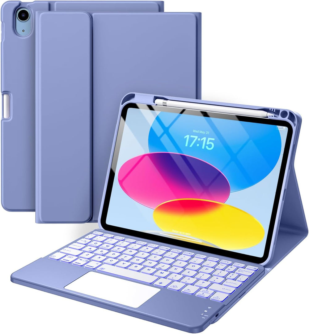 Funda con teclado trackpad iPad de 11ª y 10ª generación (USADO)