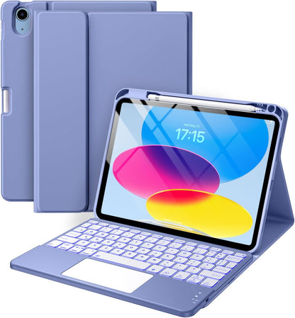 Funda con teclado trackpad iPad de 11ª y 10ª generación (USADO)