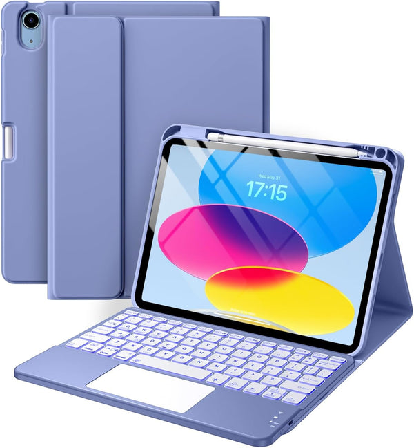 Funda con teclado trackpad iPad de 11ª y 10ª generación (USADO)