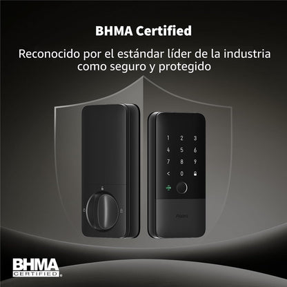 Cerradura Inteligente Aqara U400 DLD06E, Huella Dactilar, Pantalla Táctil.
