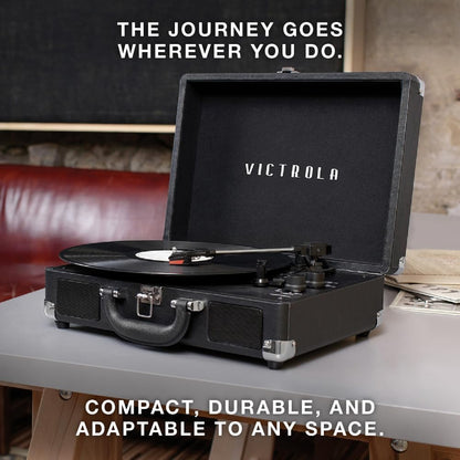 Tocadiscos Portátil Bluetooth Victrola VSC-550BT Color Negro
