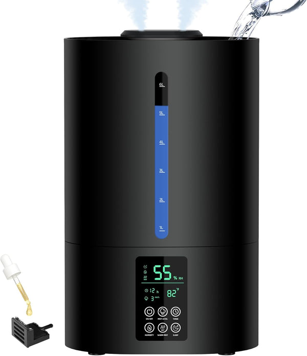 Humidificador ultrasónico de niebla fría de 6 litros COOLFIQU