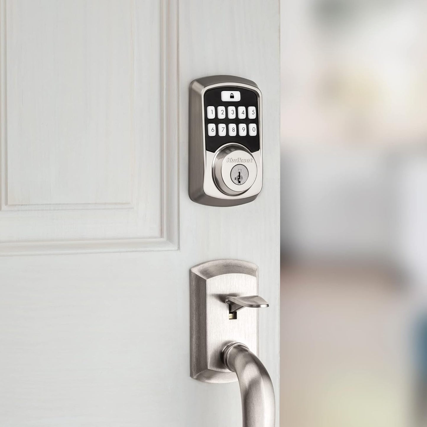 Cerradura inteligente con Teclado, Bluetooth Kwikset Aura (USADO)
