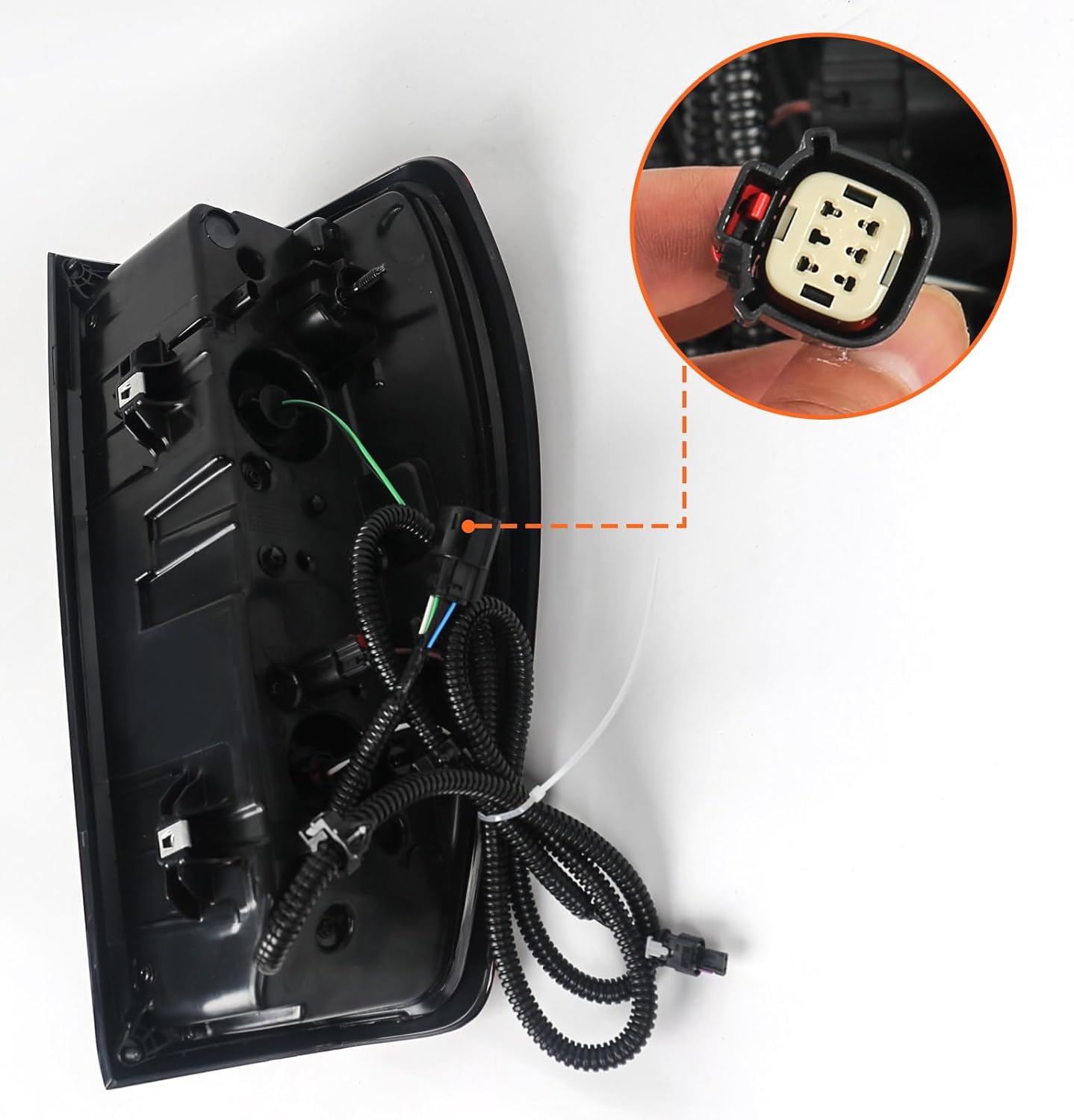 Faro Trasero Para Gmc Sierra, Lado Del Conductor, Con Focos.