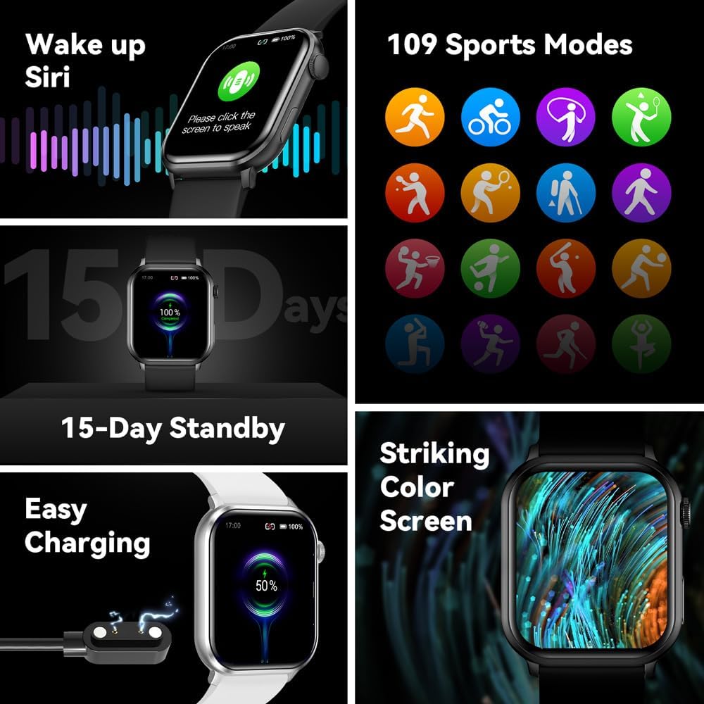 COCO BT2-Z Reloj Inteligente Bluetooth para Personas Mayores.