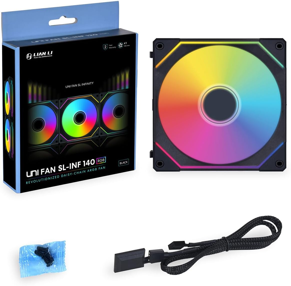 Ventilador de caja Lian Li Uni Fan SL-Infinity ARGB PWM.