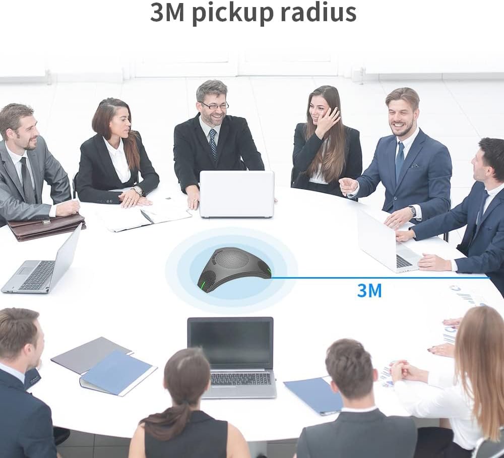 Altavoz y micrófono de conferencia omnidireccional