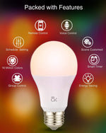 Bombillas inteligentes, AL Abovelights, compatible con Alexa,(9 W).