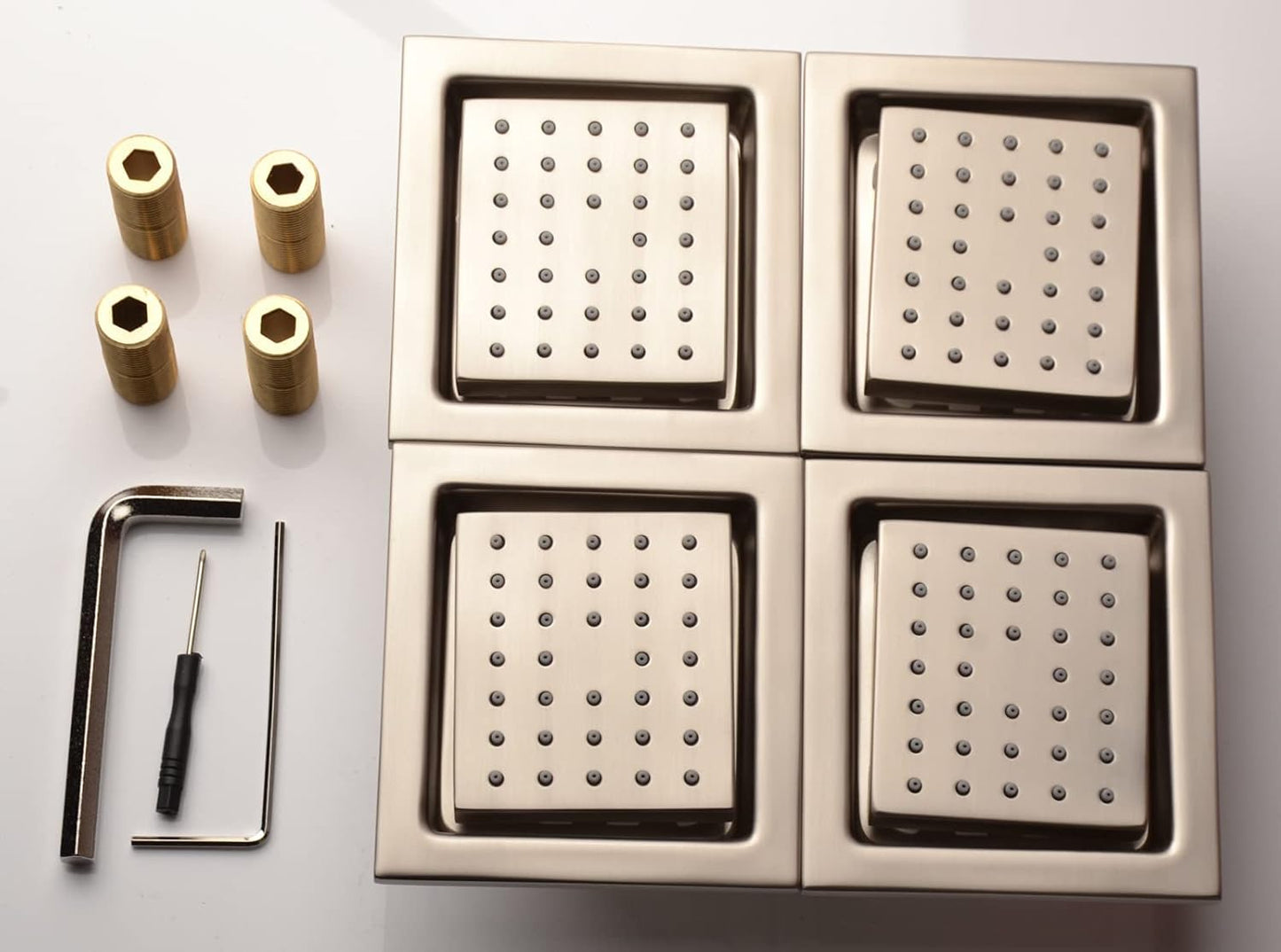 Cabezal de ducha chorros de rociado para instalación oculta DULABRAHE