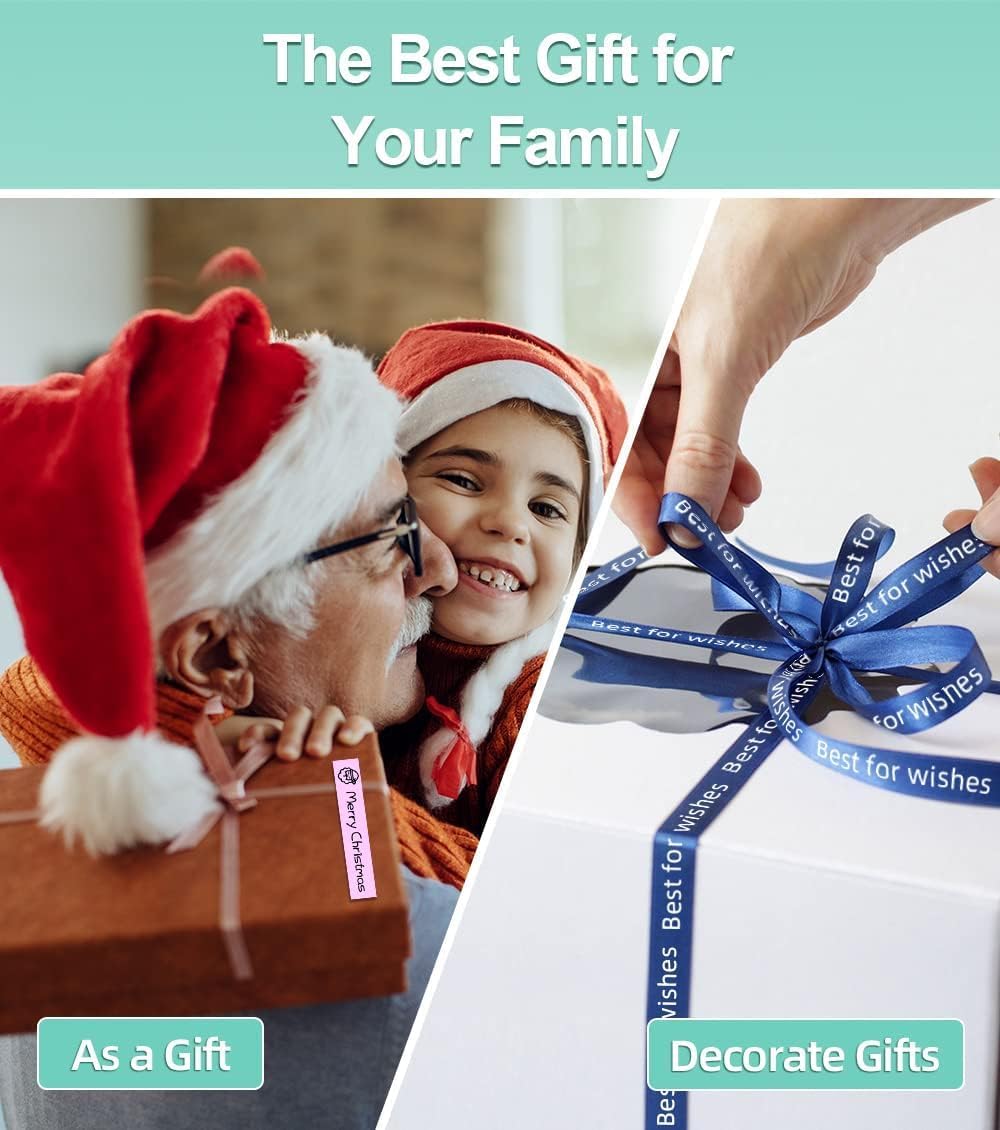 Phomemo P12 Máquina para etiquetar con cinta, pequeña impresora.