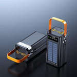 Power Bank Solar 20000mAh Carga Rápida Linterna LED
