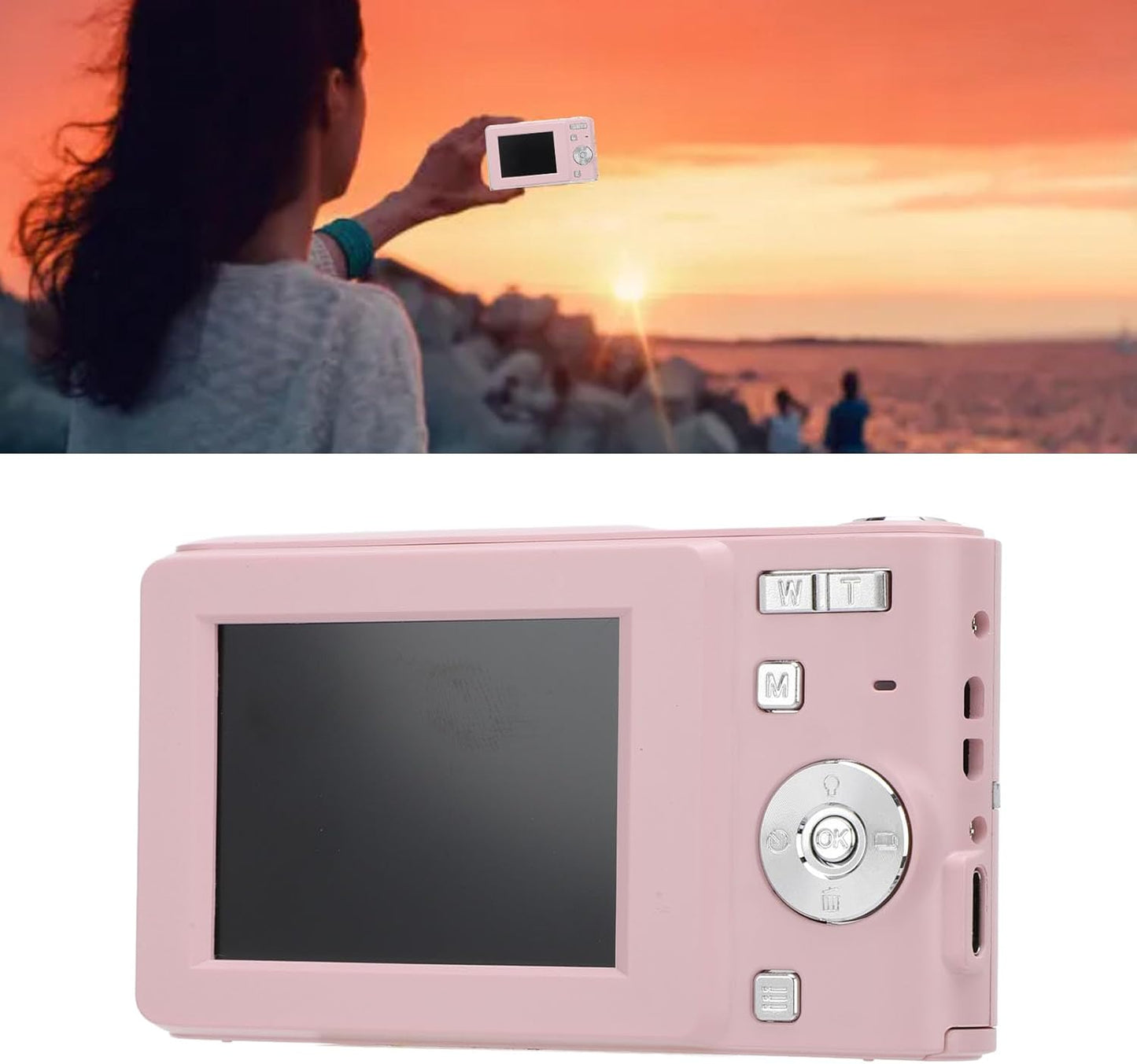 Cámara Digital FHD 1080P, Cámara Digital de Bolsillo.