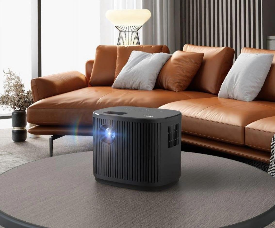 RCA Proyector de cine en casa 720P, 1280 x 720 (720P), tecnología LCD de 4"