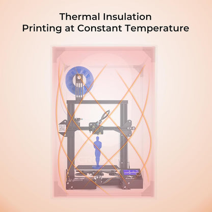 Funda de impresora 3D Creality, Resistente al Fuego y al Polvo, Grande.