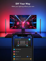 Barras de luz para juegos Govee, controlador inteligente, Wi-Fi y Alexa