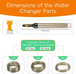 Hygger Kit de cambio de agua para acuario, limpiador semiautomático.