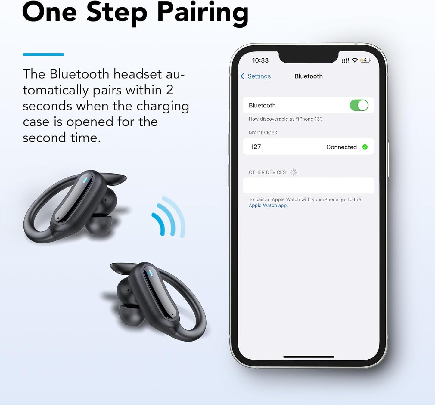 Auriculares inalámbricos Bluetooth I27