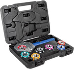 Kit de Crimpadora de Manguera Hidráulica 71500, con 7 matrices.