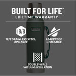 Thermo Stanley, clasico de 1.1 QT, tapa de taza, acero inoxidable (USADO)