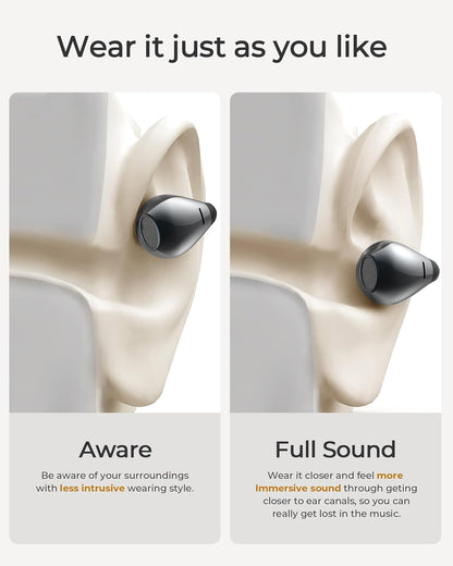 Audífonos abiertos Lytmi CozyClip con clip y Bluetooth 5.4.