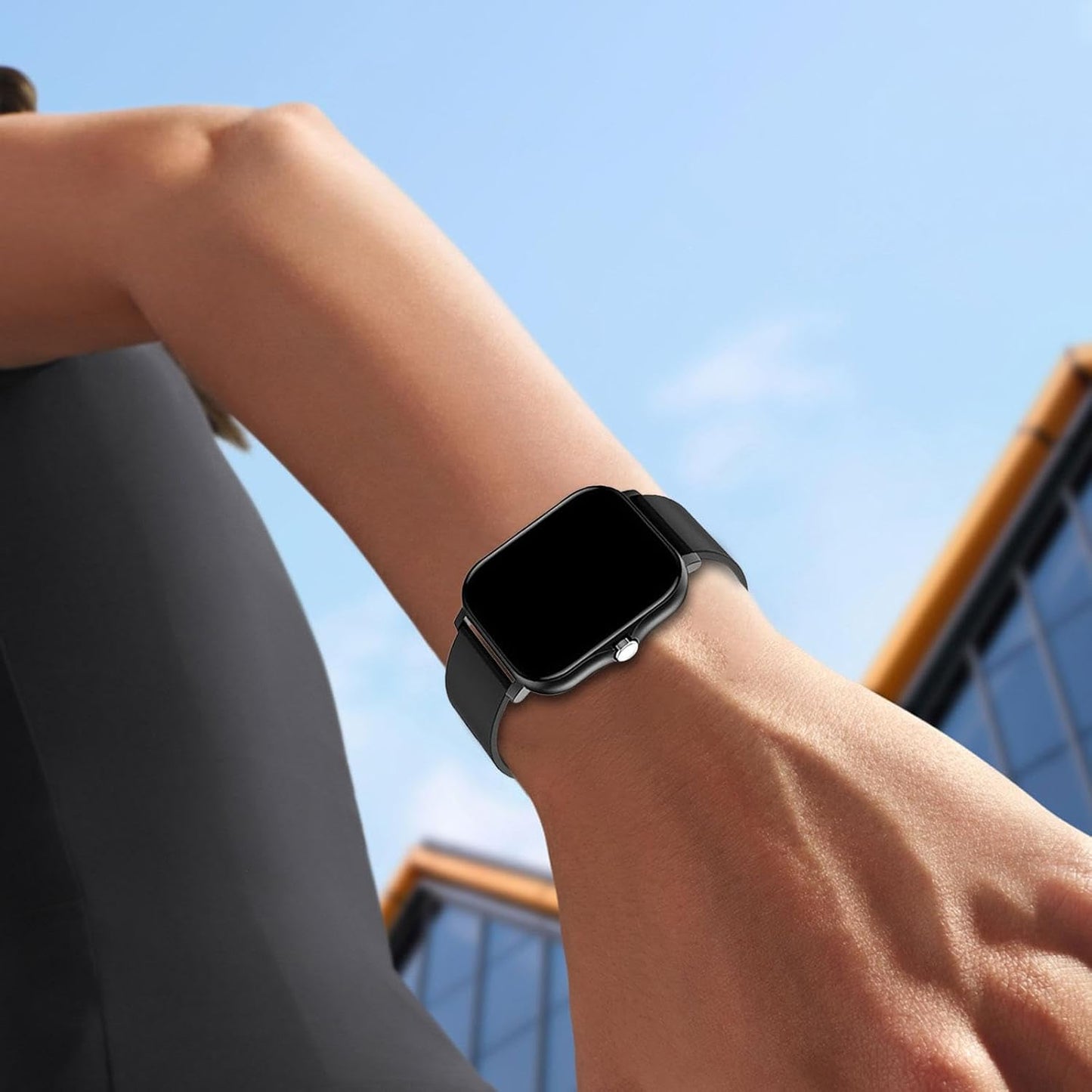 Reloj Inteligente, Reloj Deportivo de Moda. COLOR NEGRO.