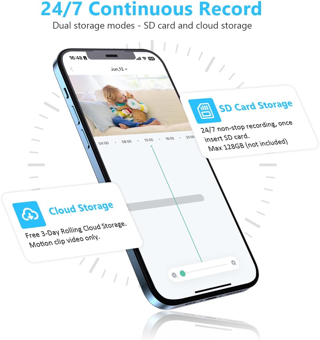 Cámara de seguridad con bombilla, 2K 360° Pan Tilt WiFi.