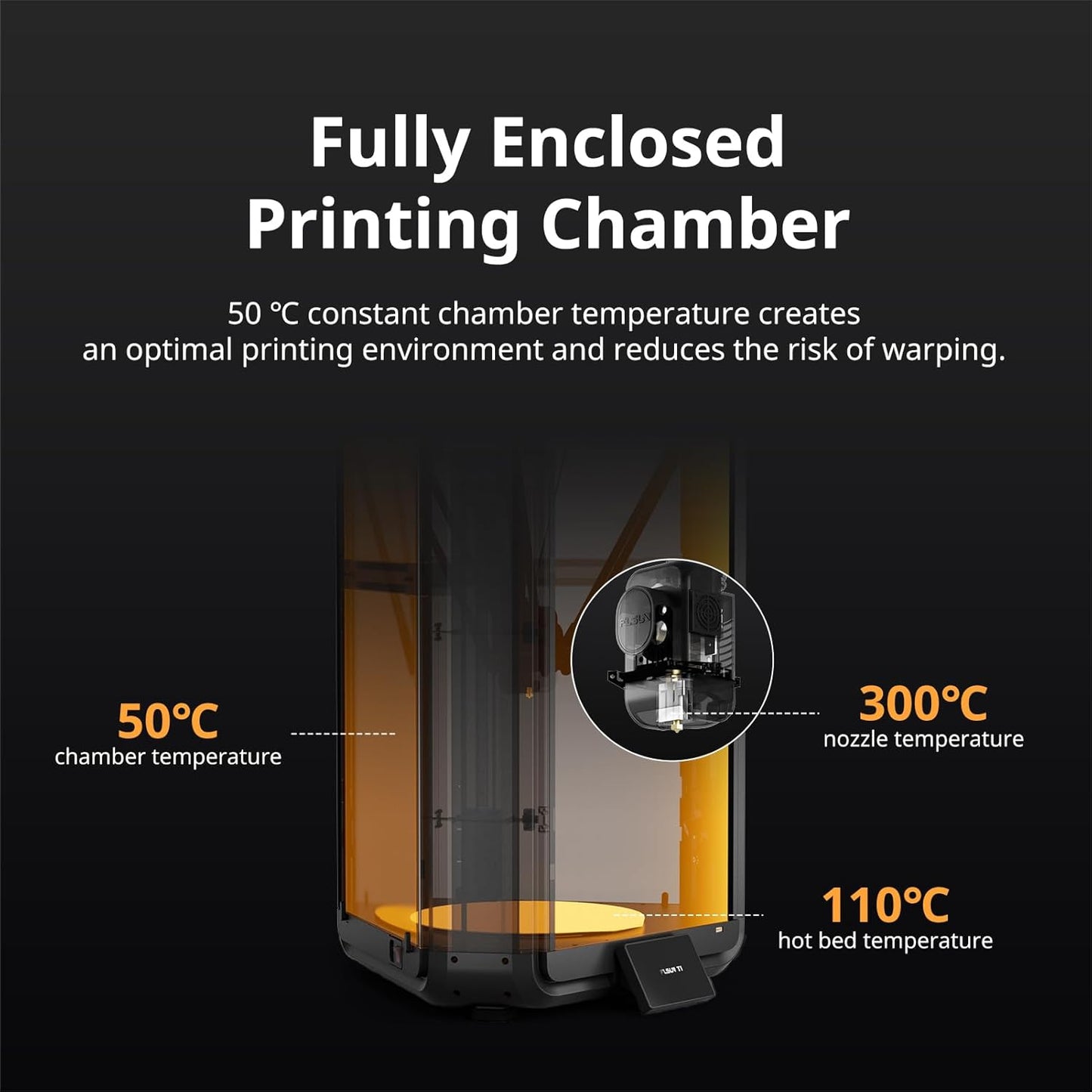Impresora 3D Flsun T1, de alta velocidad de 1000 mm/s, 30,000r/min.