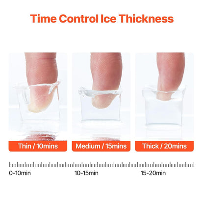 Máquina De Hielo Para Encimera 45 Libras En 24 Horas