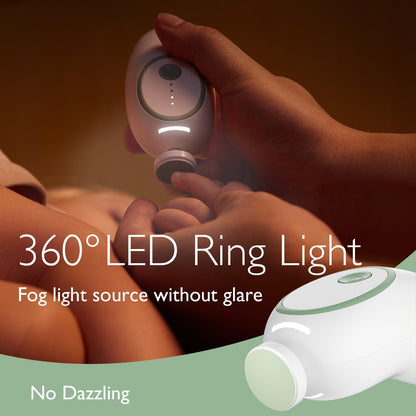 Recortadora de uñas eléctrica, recargable, MOMCOZY.
